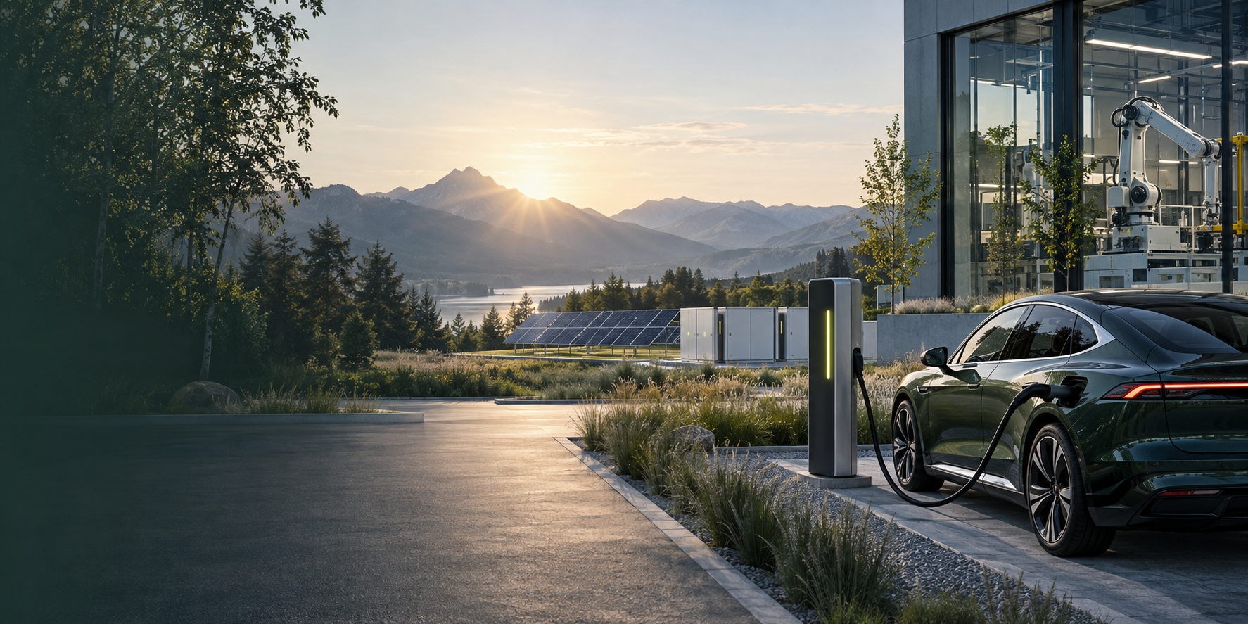 Elektromobilität, erneuerbare Energie und Robotik in einer realen Technologieumgebung